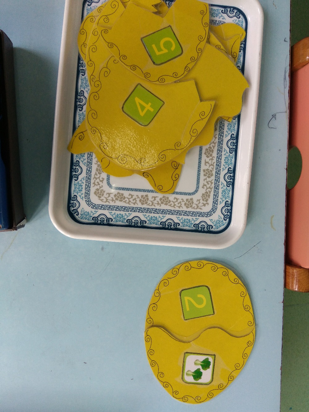 中班益智区材料