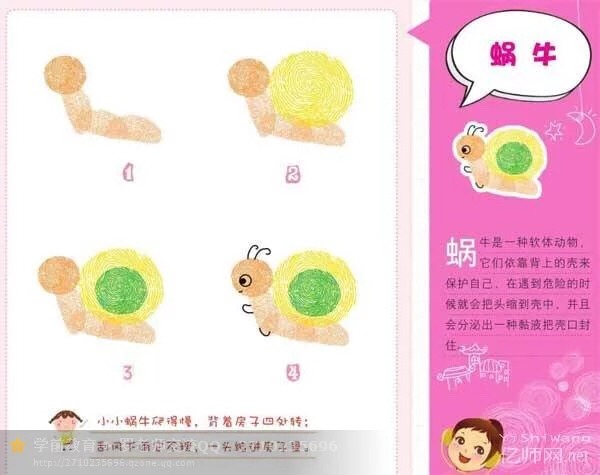 手指画一动物和衣物