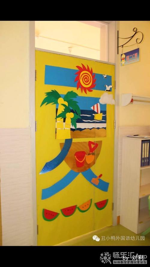 幼儿园盥洗室环境创设教室门环创——师乐汇幼儿教师