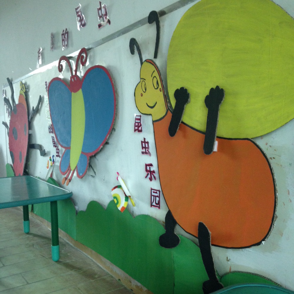 主题墙,有趣的昆虫昆