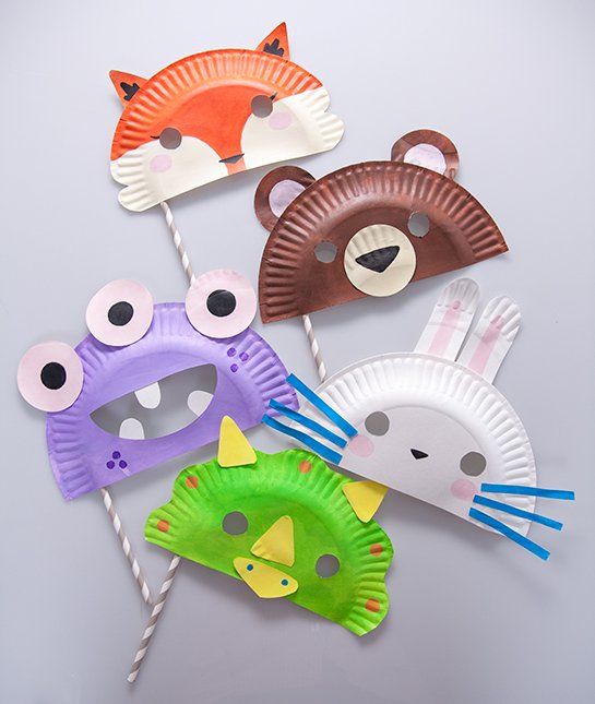 纸盘动物面具