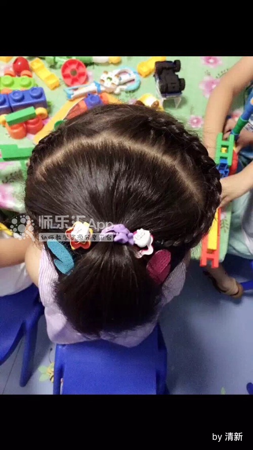 幼儿园室内游戏女孩发型——师乐汇幼儿教师教育网