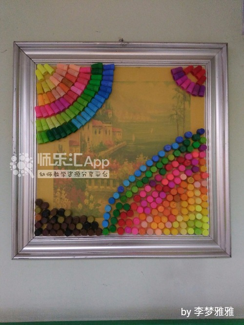 废旧的水彩笔可以这样用噢
