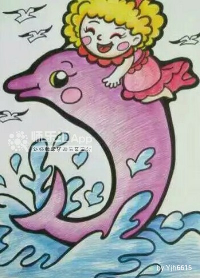 幼儿园铅笔画绘画彩铅范画—师乐汇幼儿教师教育网