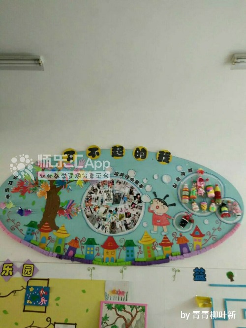 幼儿园主题墙生成主题环境创设了不起的我——师乐汇