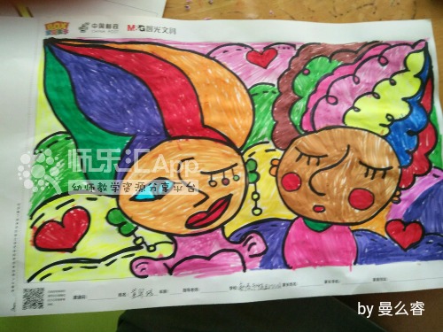 儿童画,颜色鲜艳呦