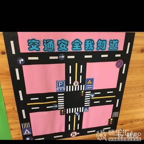 幼儿园主题墙交通环境创设交通安全我知道——师乐汇