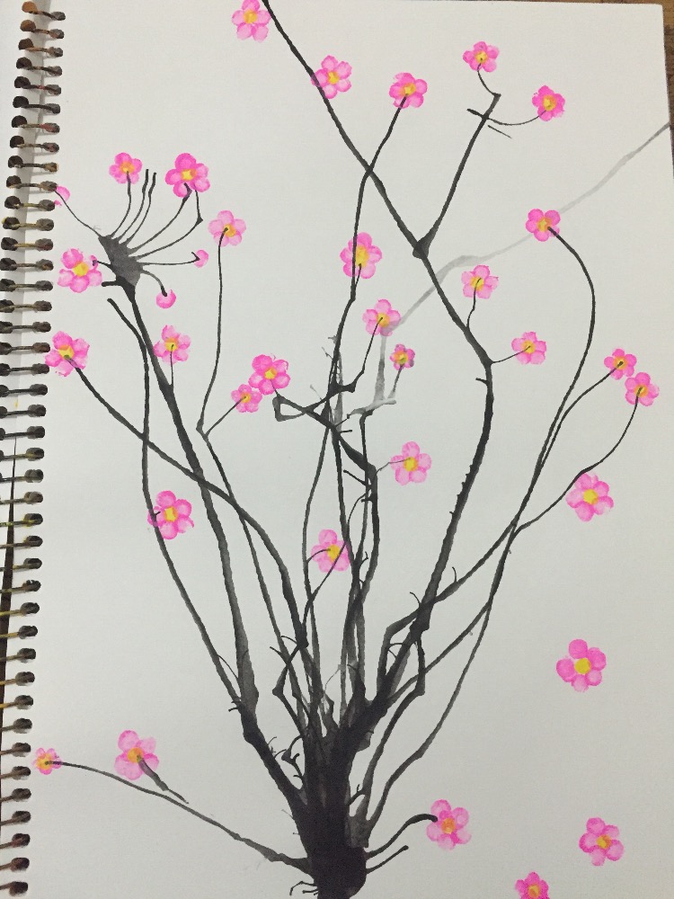 吹墨画