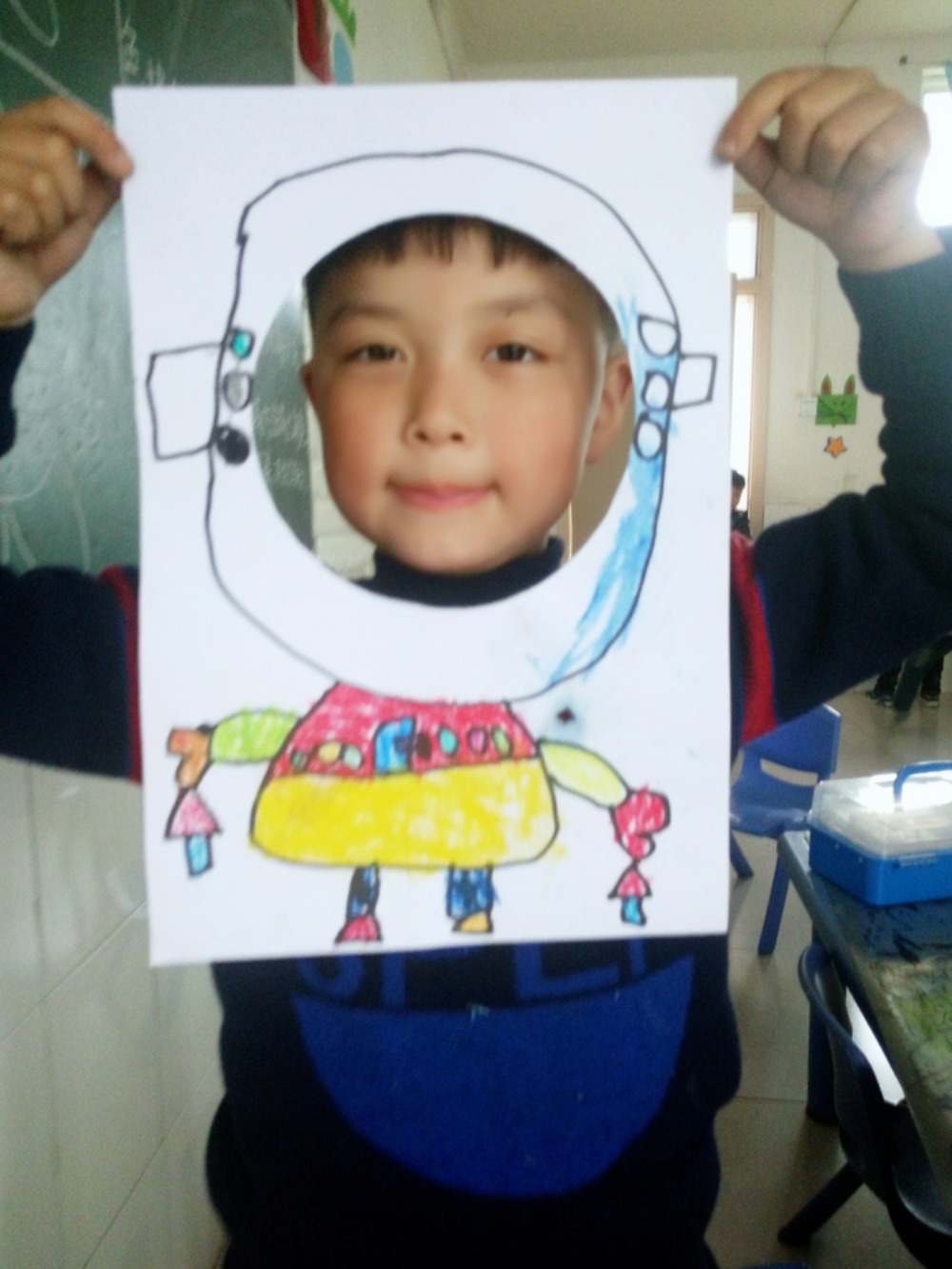 幼儿园简笔画绘画我是小小宇航员——师乐汇幼儿教师教育网