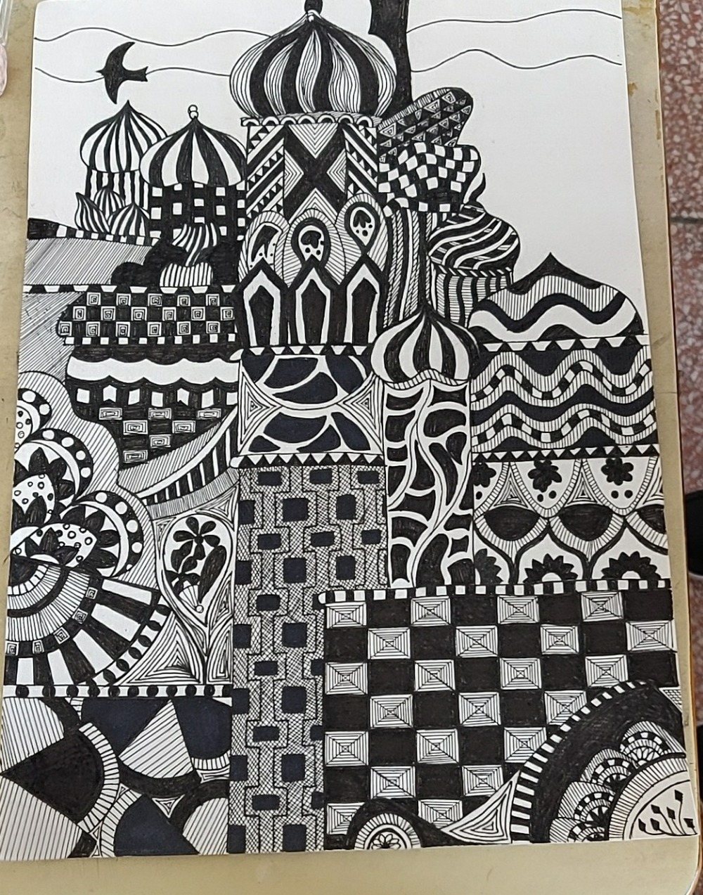 线描创意画