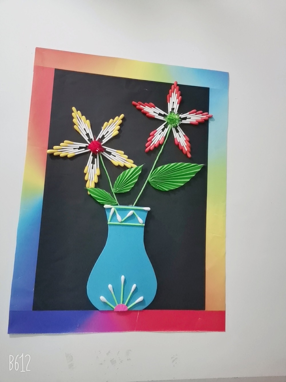 手工棉签画