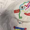 儿童画,似乎有点毕加索的风格。 儿童画,似乎有点毕加索的风格。