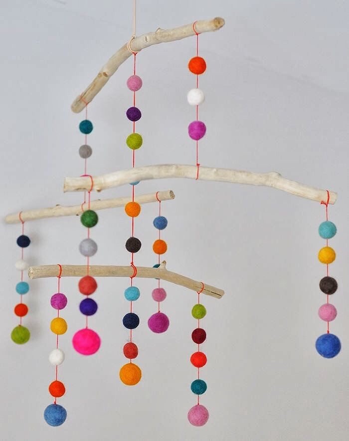 毛绒球吊饰集合(1)