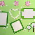 以绿色和白色为主色调,小清新的画面 以绿色和白色为主色调,小清新的画面