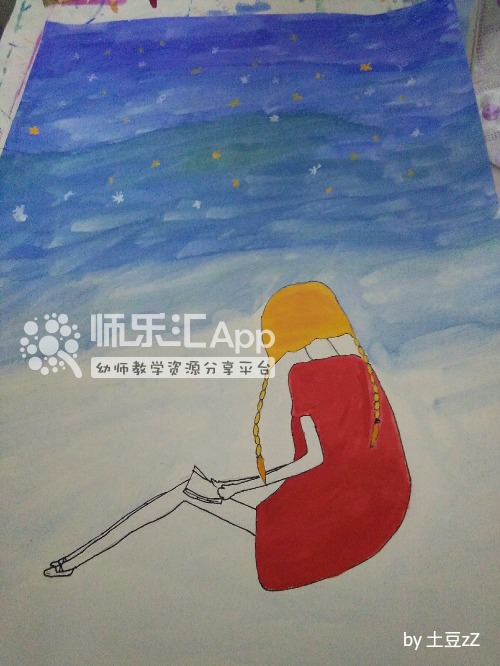 幼儿园水粉水墨画绘画内心世界——师乐汇幼儿教师教育网