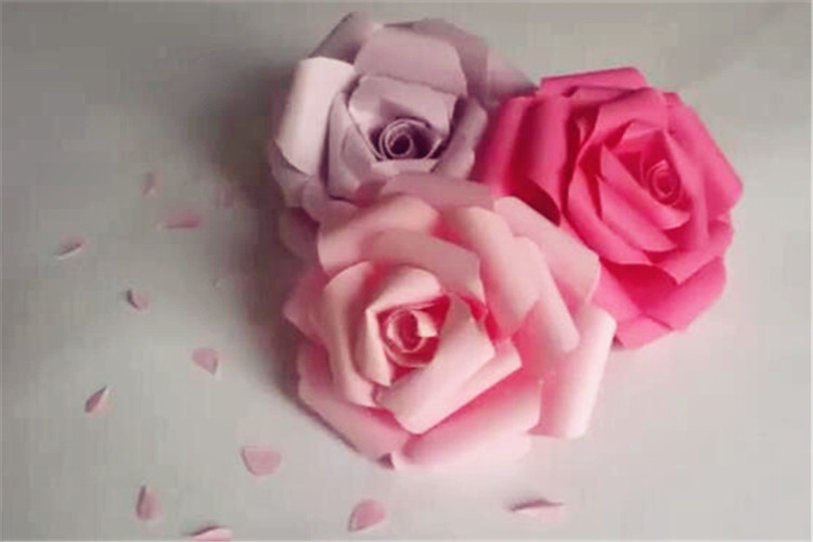手工DIY：漂亮的玫瑰花